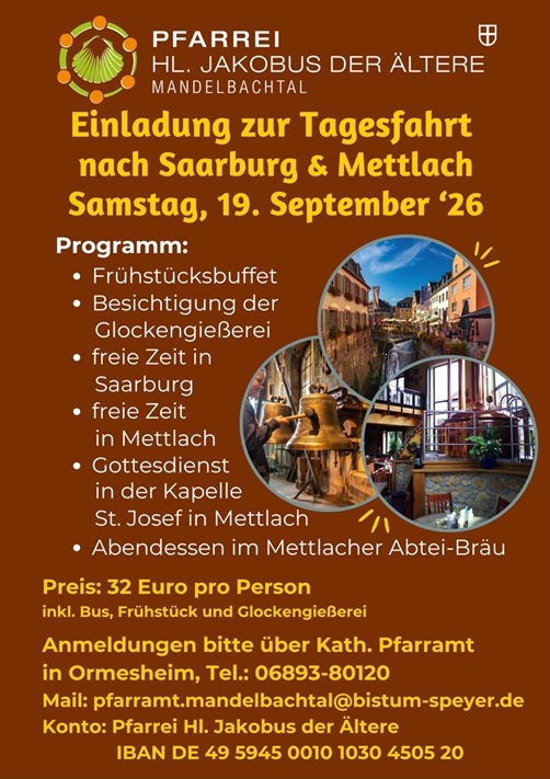 Plakat Pfarreifahrt 2026